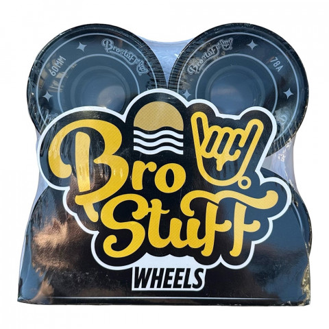 Колеса для скейтборда Bro Stuff 78A - Black 60мм Колеса для скейтборда Bro Stuff 78A - Black 60мм