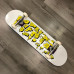 Скейтборд в сборе Mental SB White 8.125