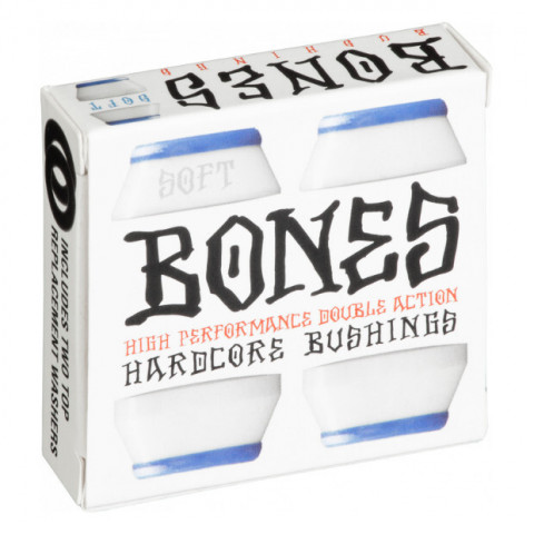Амортизаторы для скейтборда Bones Soft Set Blue/White